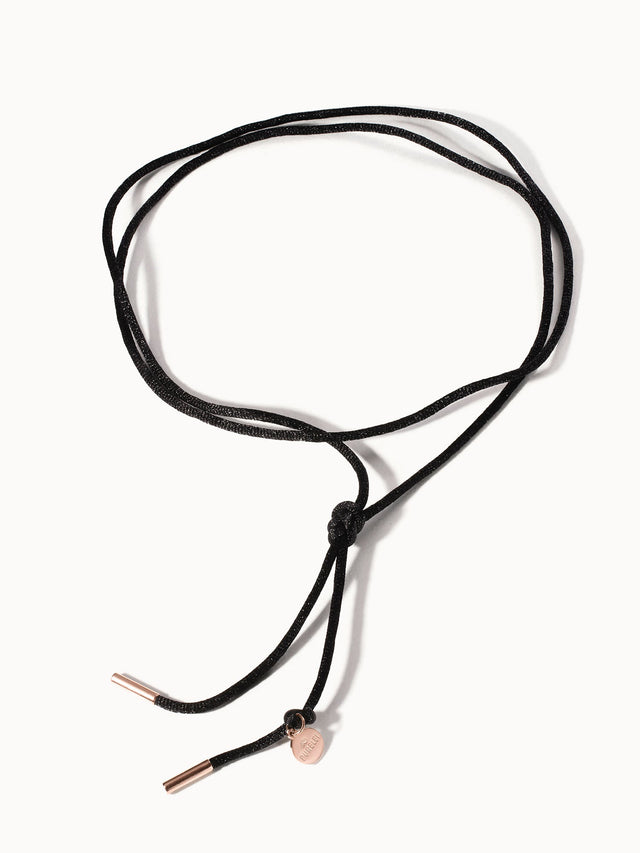Collier Black Satin