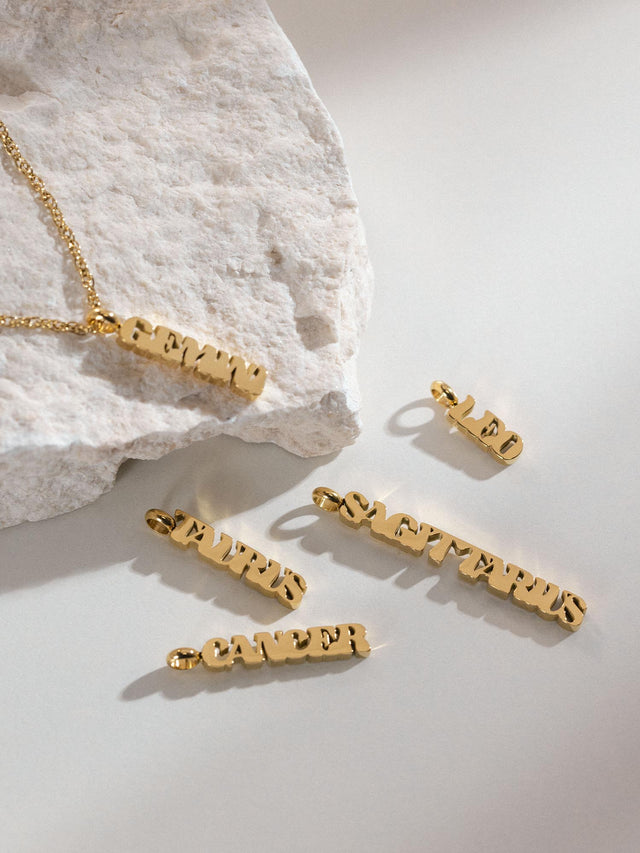 Sagittarius Letter Charm