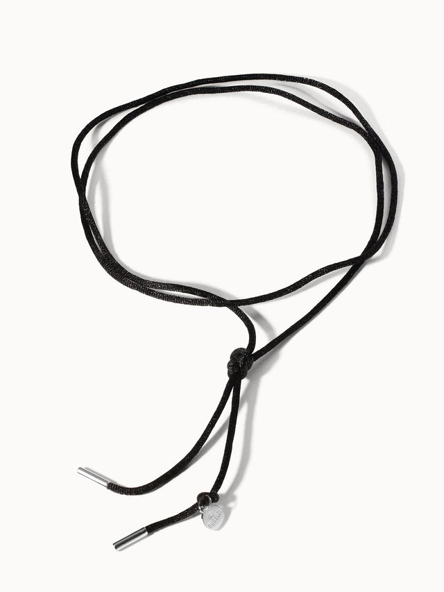 Collier Black Satin