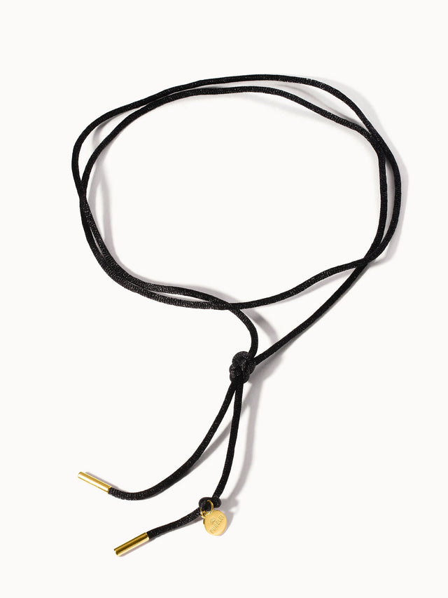 Collier Black Satin