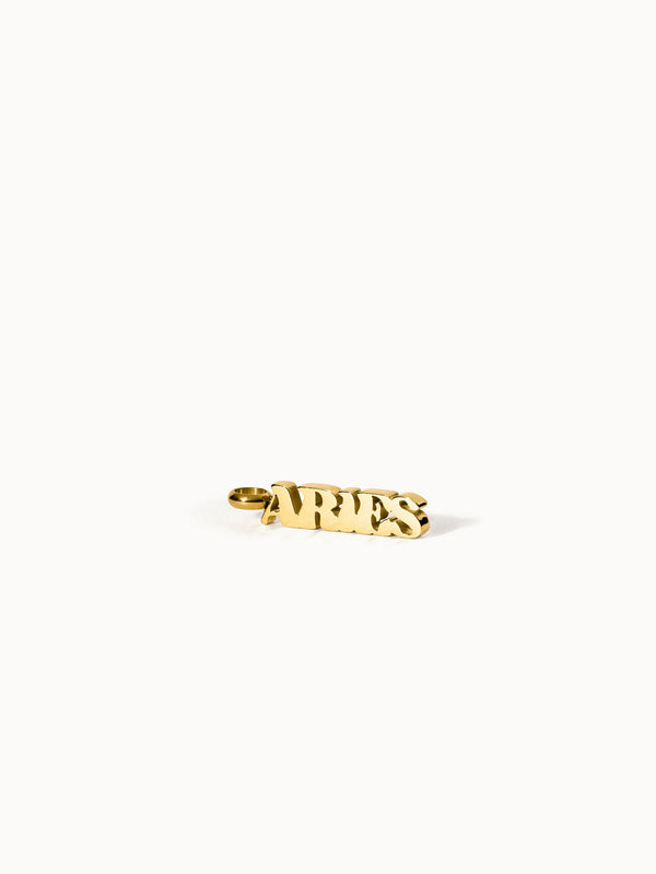 Aries Letter Charm