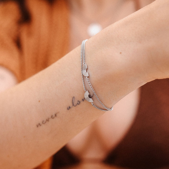 Set Bracelets Rainbow Love