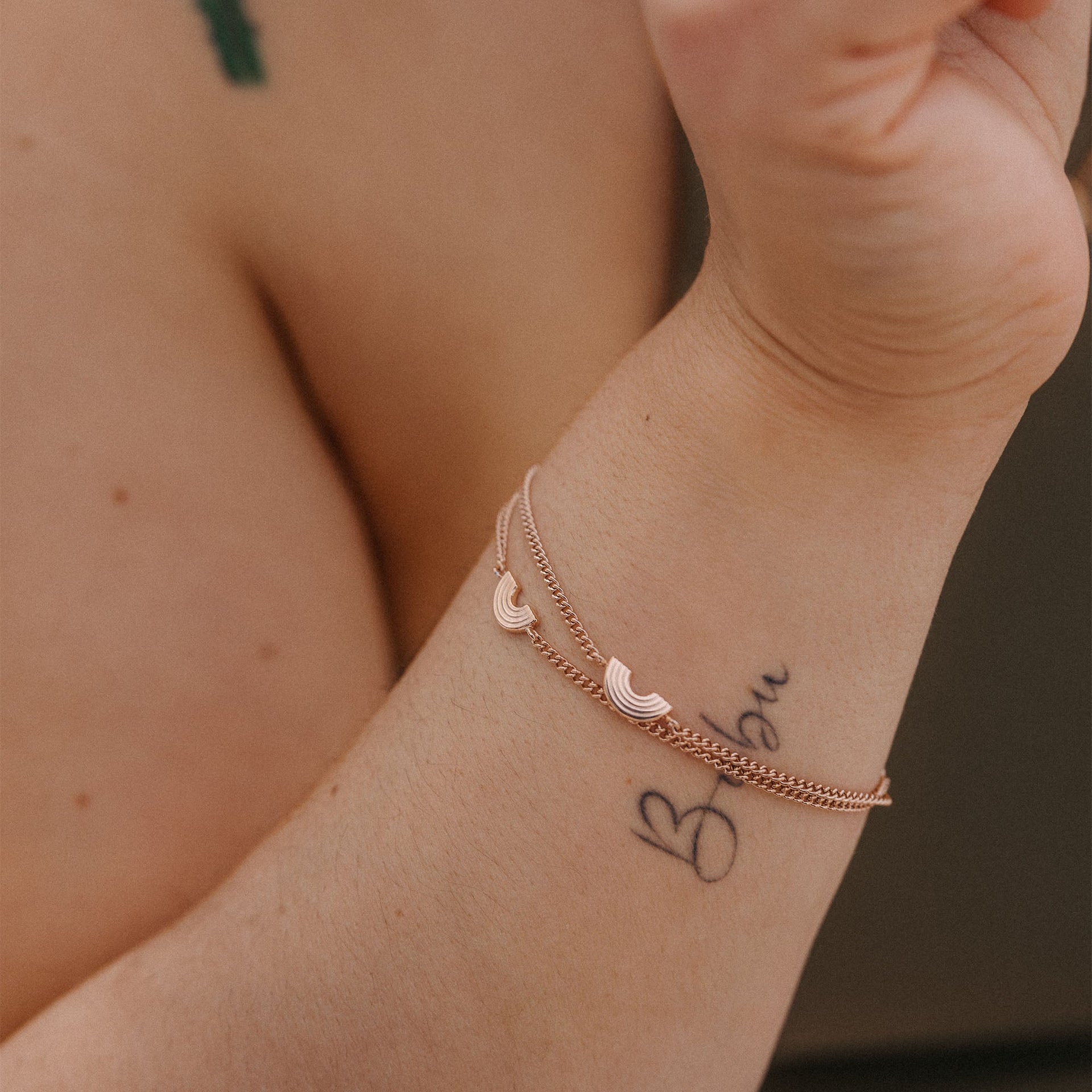 Set Bracelets Rainbow Love