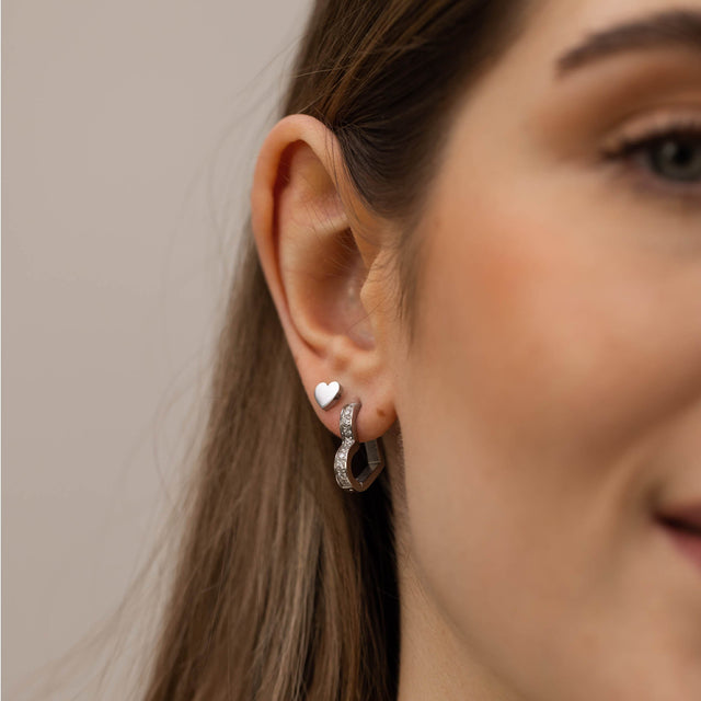 Boucles d'Oreilles Glitter Heart