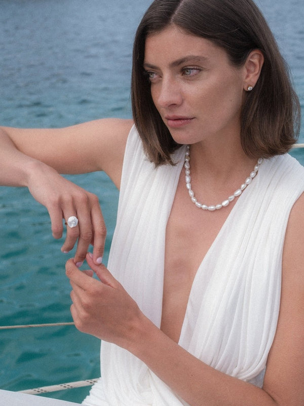Allure Ring with Pearl - INT PURELEI