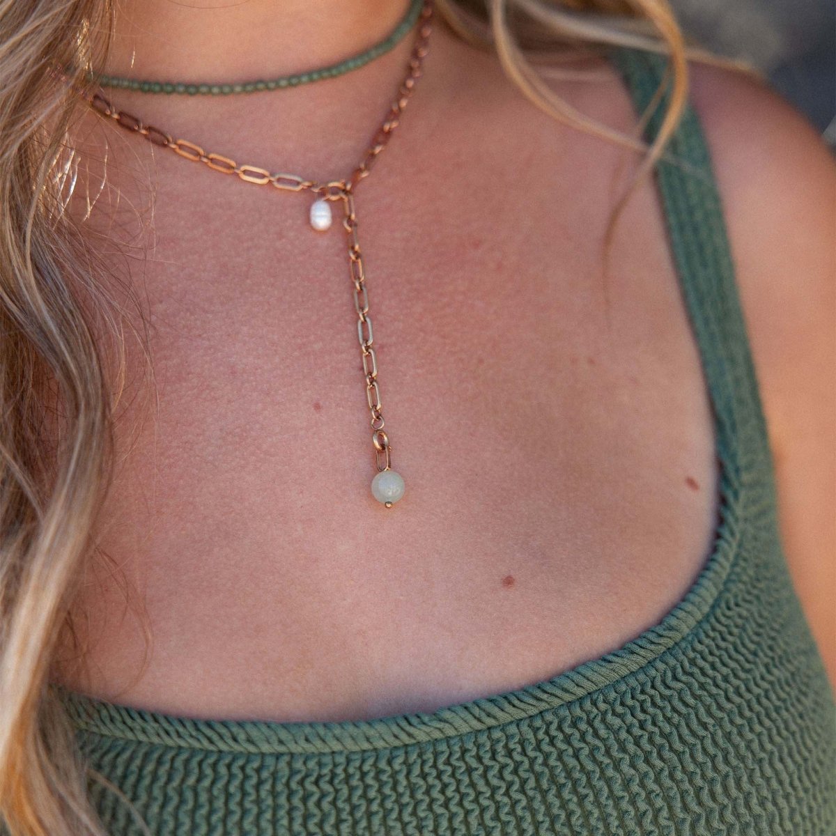 Aventurine Necklace - INT PURELEI
