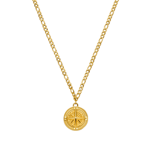 Compass Men Necklace - INT PURELEI