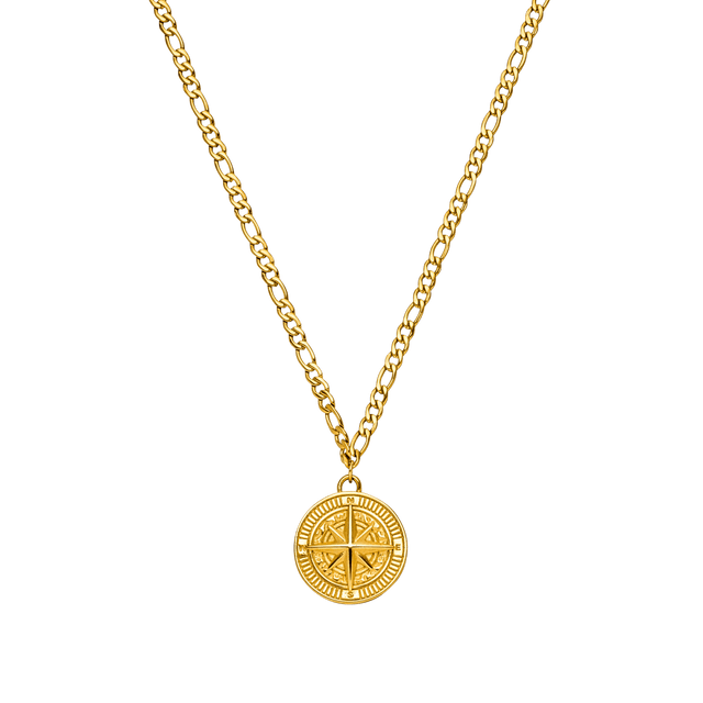 Compass Men Necklace - INT PURELEI