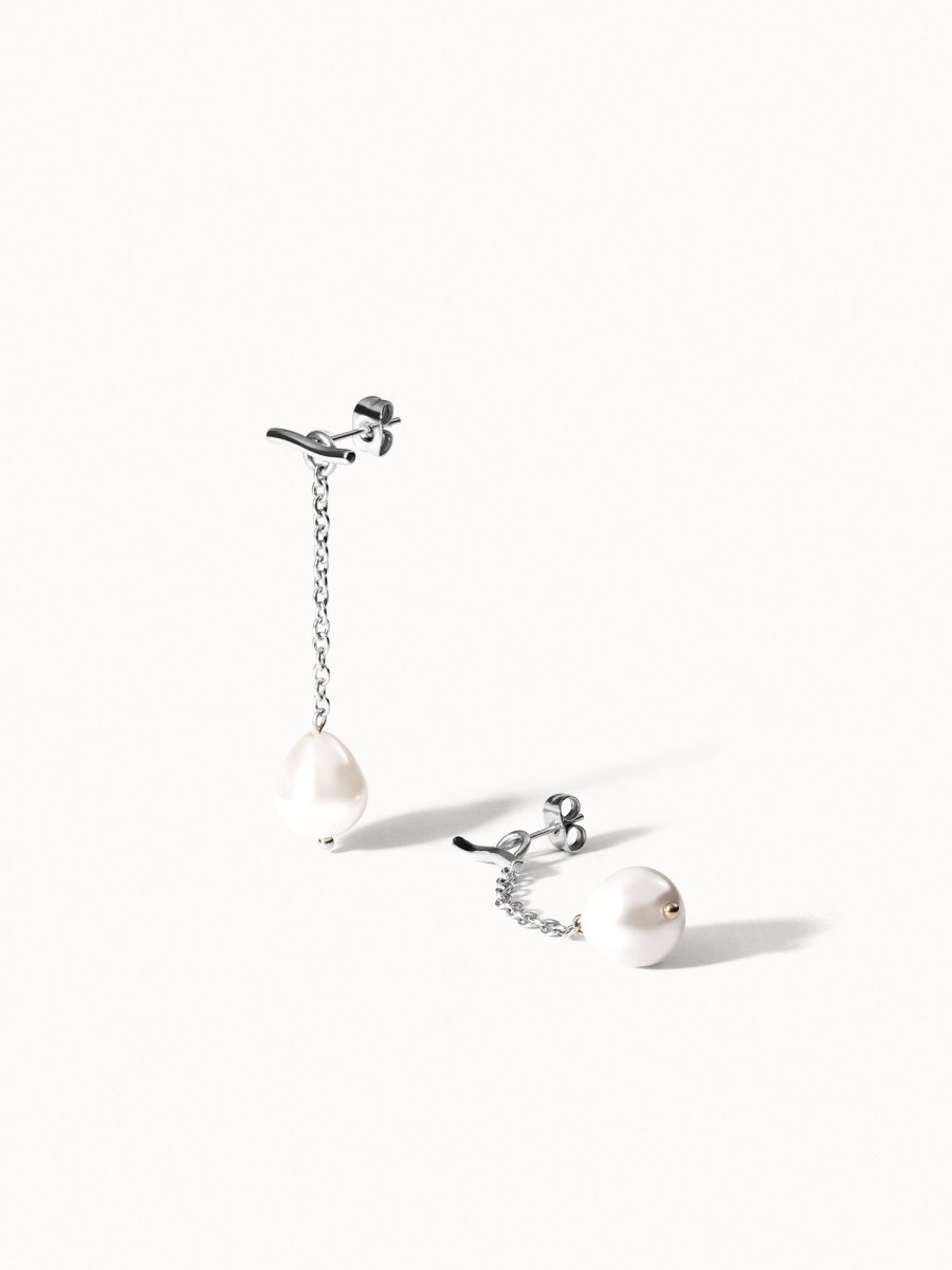 Drop Pearl Earrings - INT PURELEI