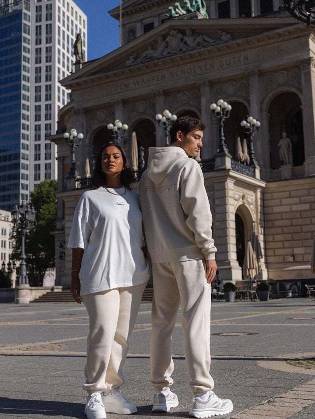 Feeling Pure Sweatpants Beige - INT PURELEI
