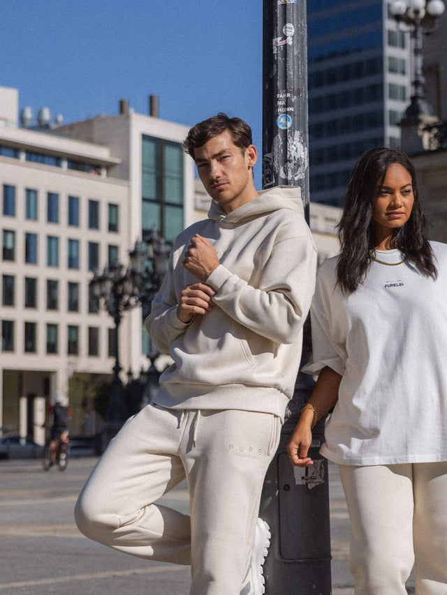 Feeling Pure Sweatpants Beige - INT PURELEI