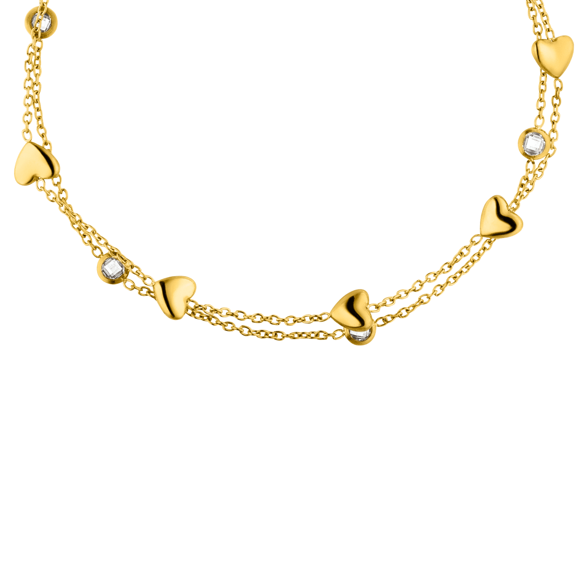 Glitter Heart Bracelet - INT PURELEI