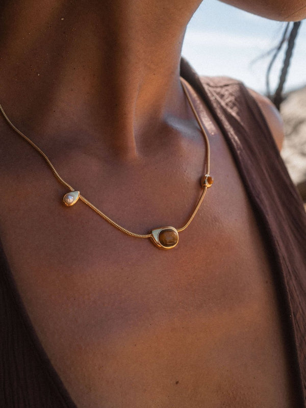 Golden Gaze Necklace - INT PURELEI