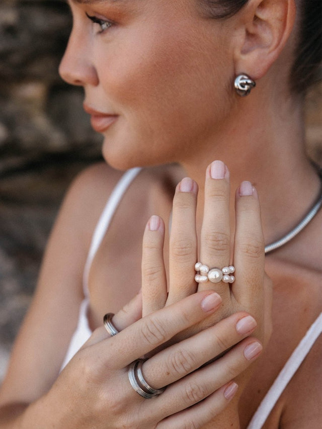 Graceful Pearl Ring - INT PURELEI