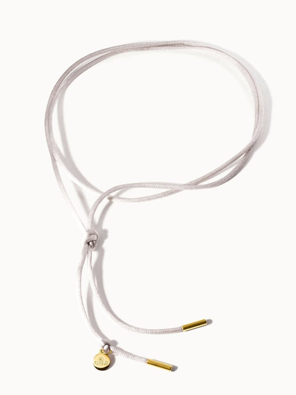 Gray Satin Necklace - INT PURELEI