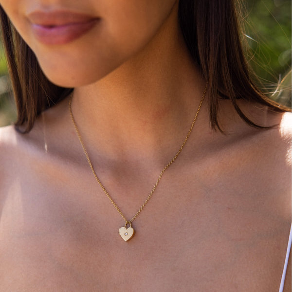 Heartbeat Medallion Necklace - INT PURELEI