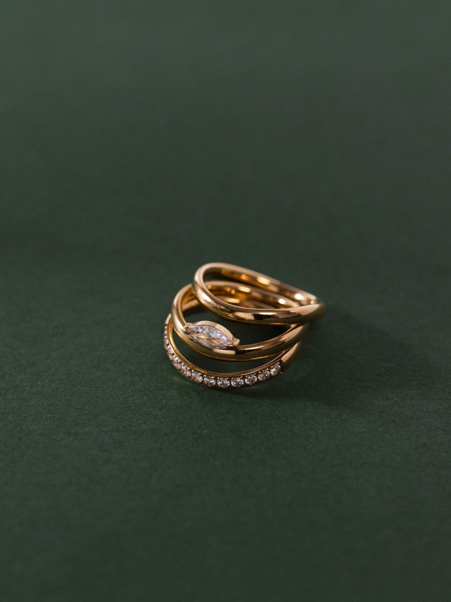 Lumi Trio Ring Set - INT PURELEI