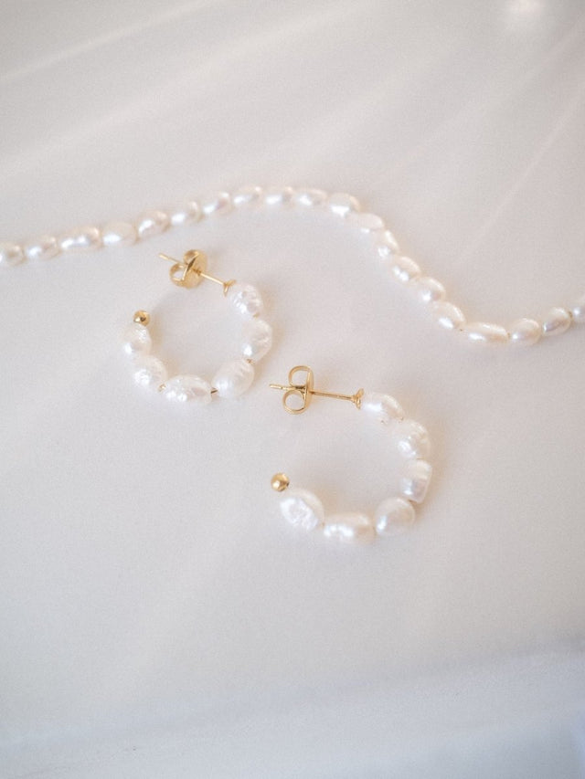 Organic Pearl Earrings - INT PURELEI