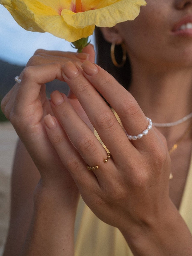 Pearly Anxiety Pearl Ring - INT PURELEI