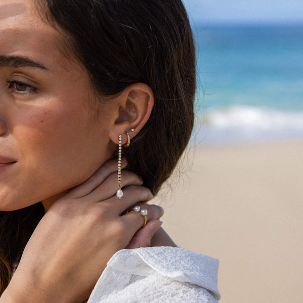 Shimmering Pearl Earring - INT PURELEI