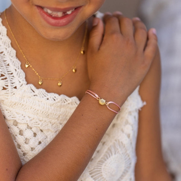 Bracelet Coton Enfant Shell