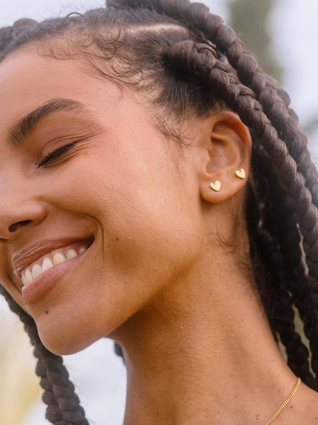 Tiny Heart Earring - INT PURELEI