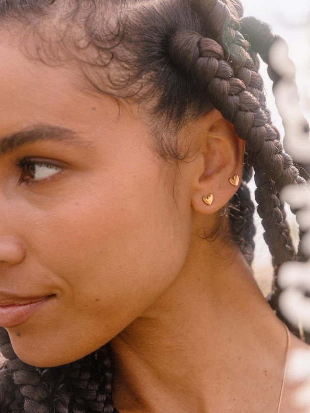 Tiny Heart Earring - INT PURELEI