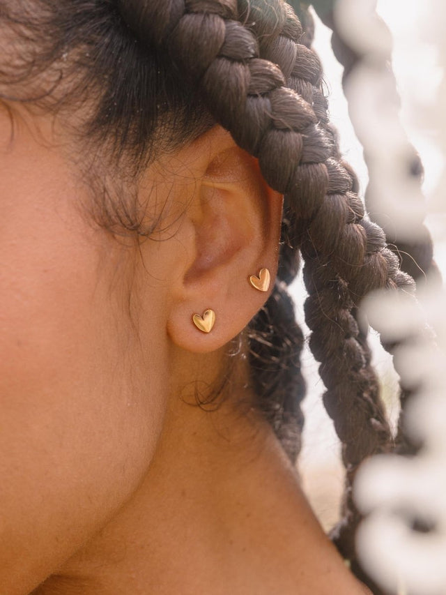 Tiny Heart Earring - INT PURELEI