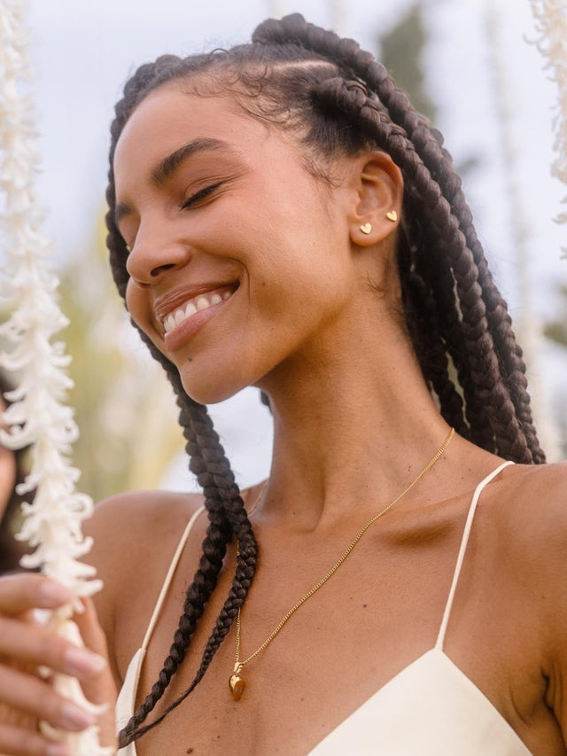Tiny Heart Earring - INT PURELEI