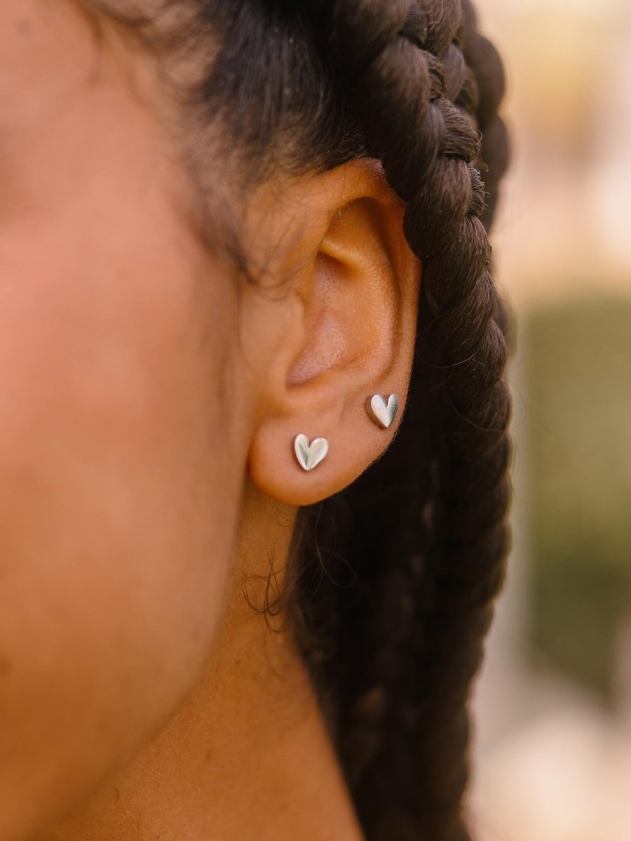 Tiny Heart Earring - INT PURELEI