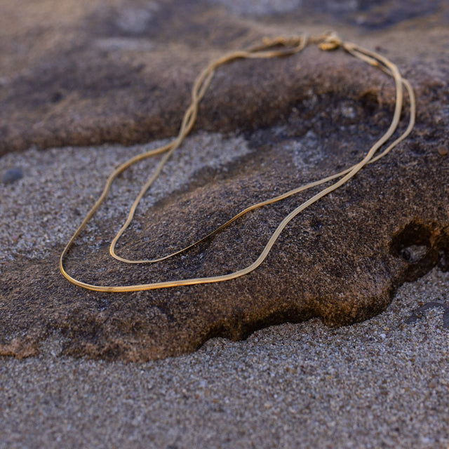 Two Layers Necklace - INT PURELEI