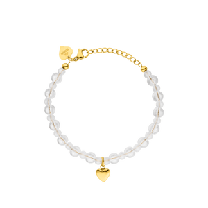White Heart Bracelet - INT PURELEI