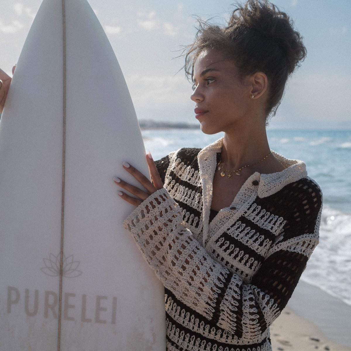 White Turtle Earring - INT PURELEI